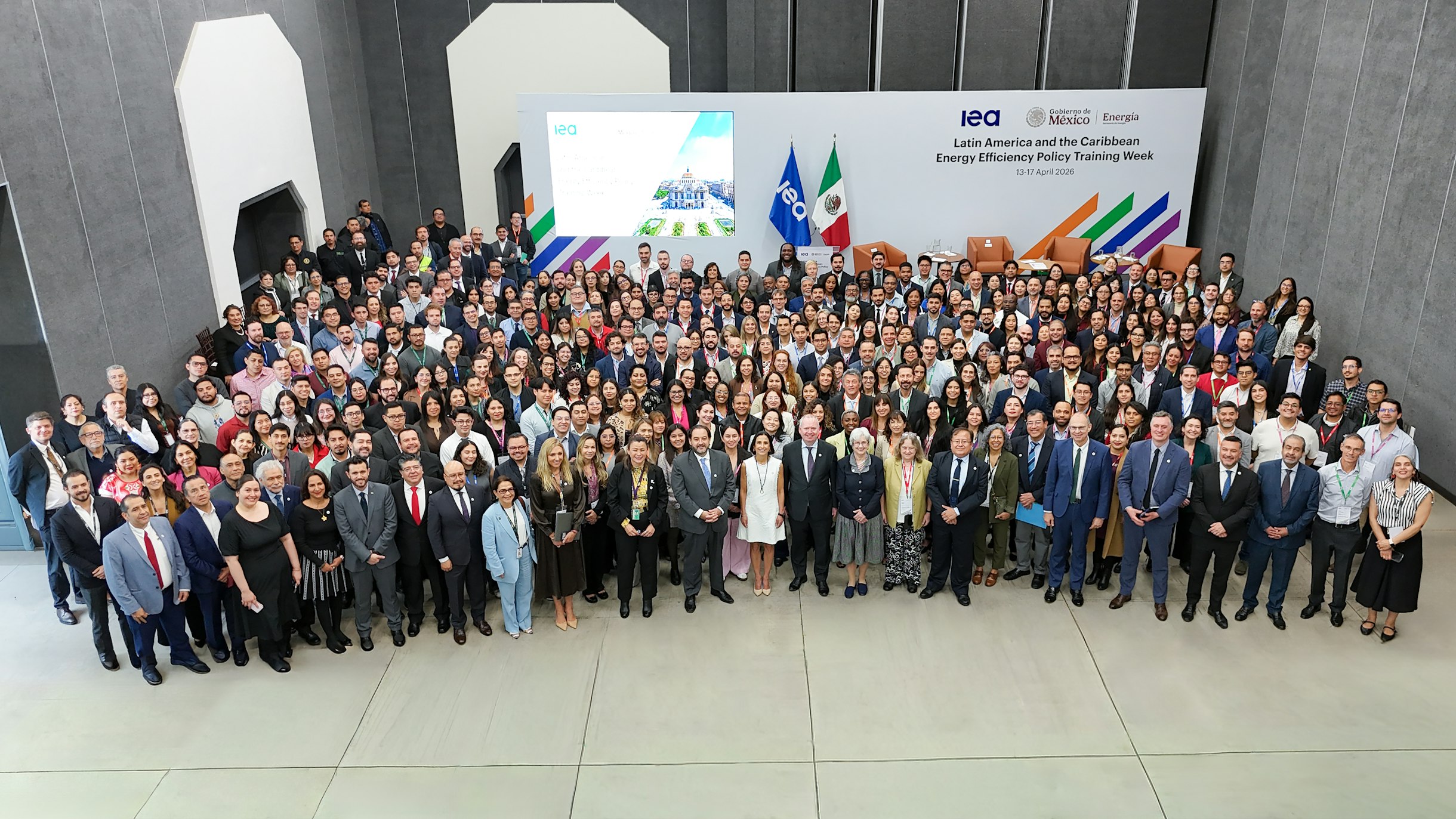 IEA representatives and energy leaders gathering for a summit in Mexico City