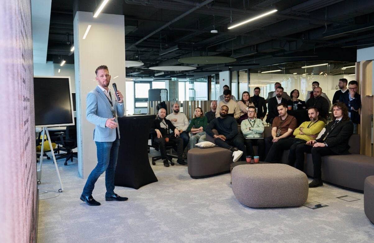 A modern battery energy storage container installed at a solar farm site in Romania.