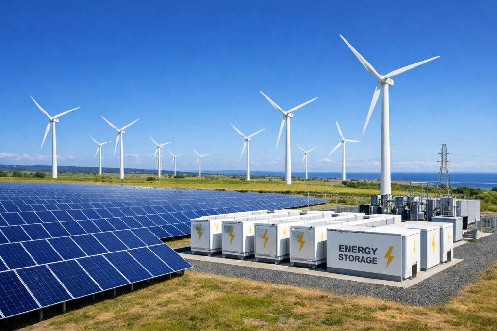 Graph showing European solar generation reducing natural gas imports and energy costs