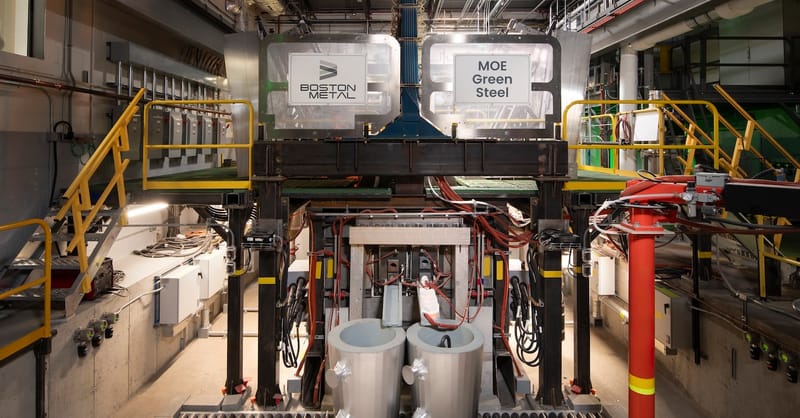 Industrial solar facility infrastructure with a focus on high-voltage equipment and steel components