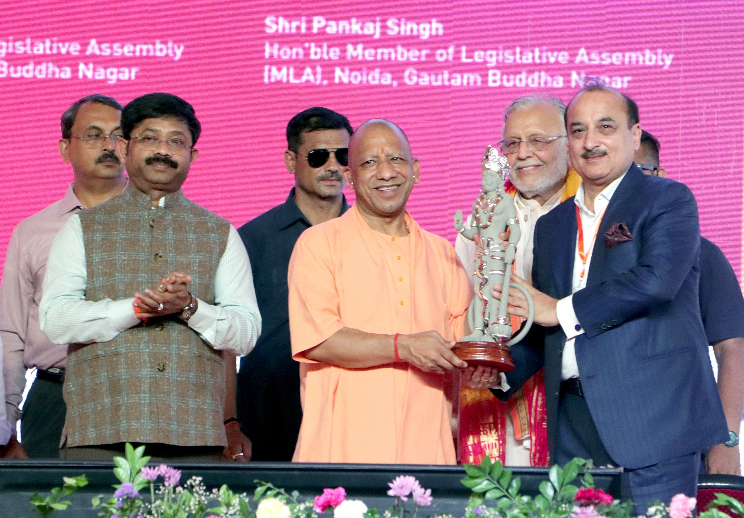 Groundbreaking ceremony for a 10 gigawatt solar manufacturing plant in India