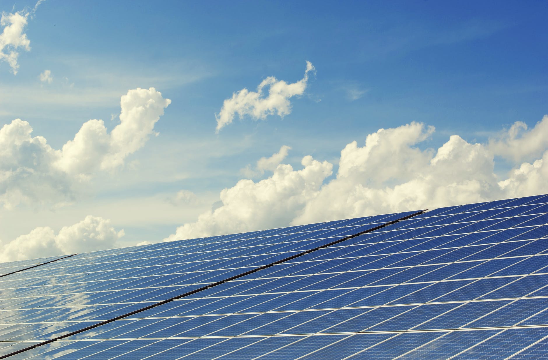 Large scale solar array installation in a tropical region representing cross-border energy projects.