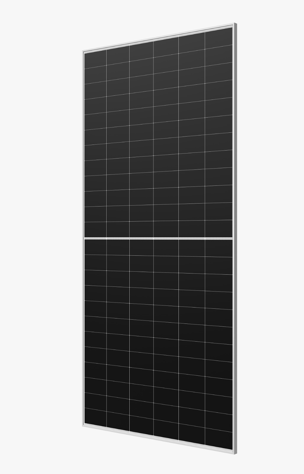 Close-up of the LONGi Hi-MO S10 solar module showing its sleek black cell technology