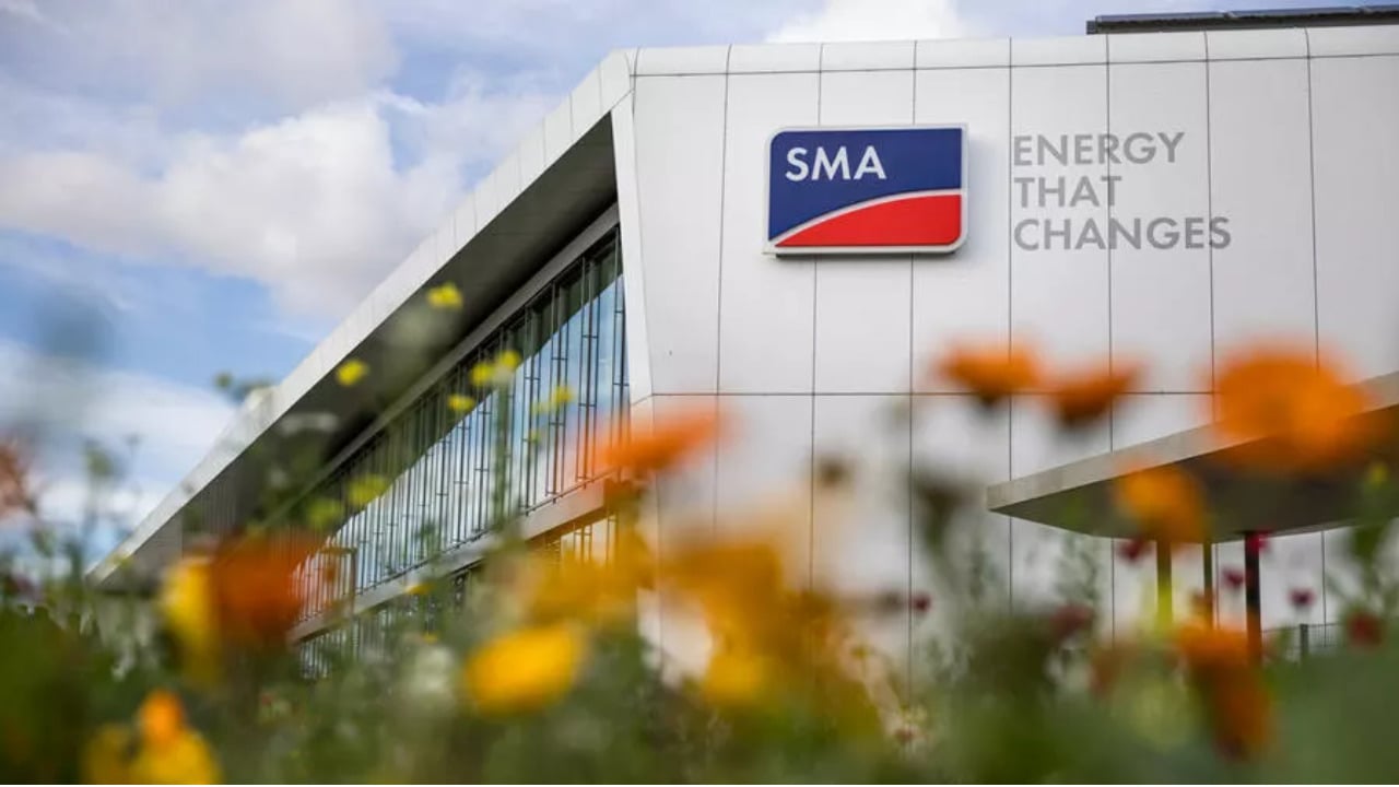 Large scale solar inverter installation in a European utility-grade power plant
