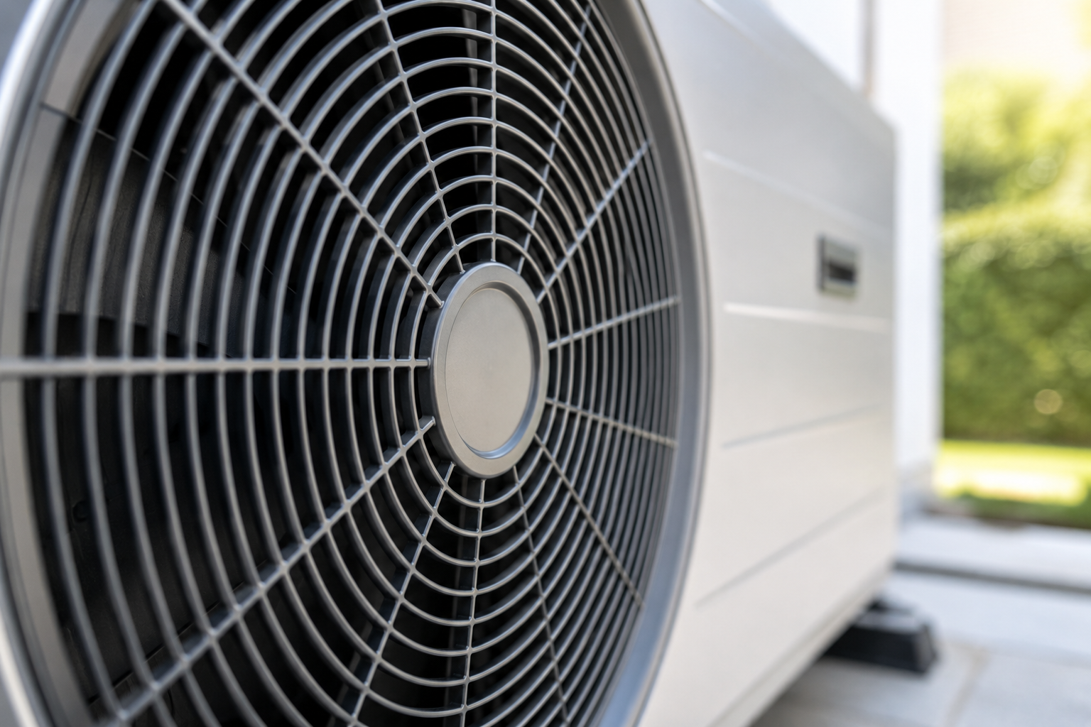 A digital interface showing energy savings comparison between gas boilers and modern air-source heat pumps.