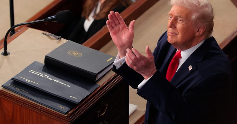 A modern data center facility adjacent to a large-scale solar photovoltaic array installation.