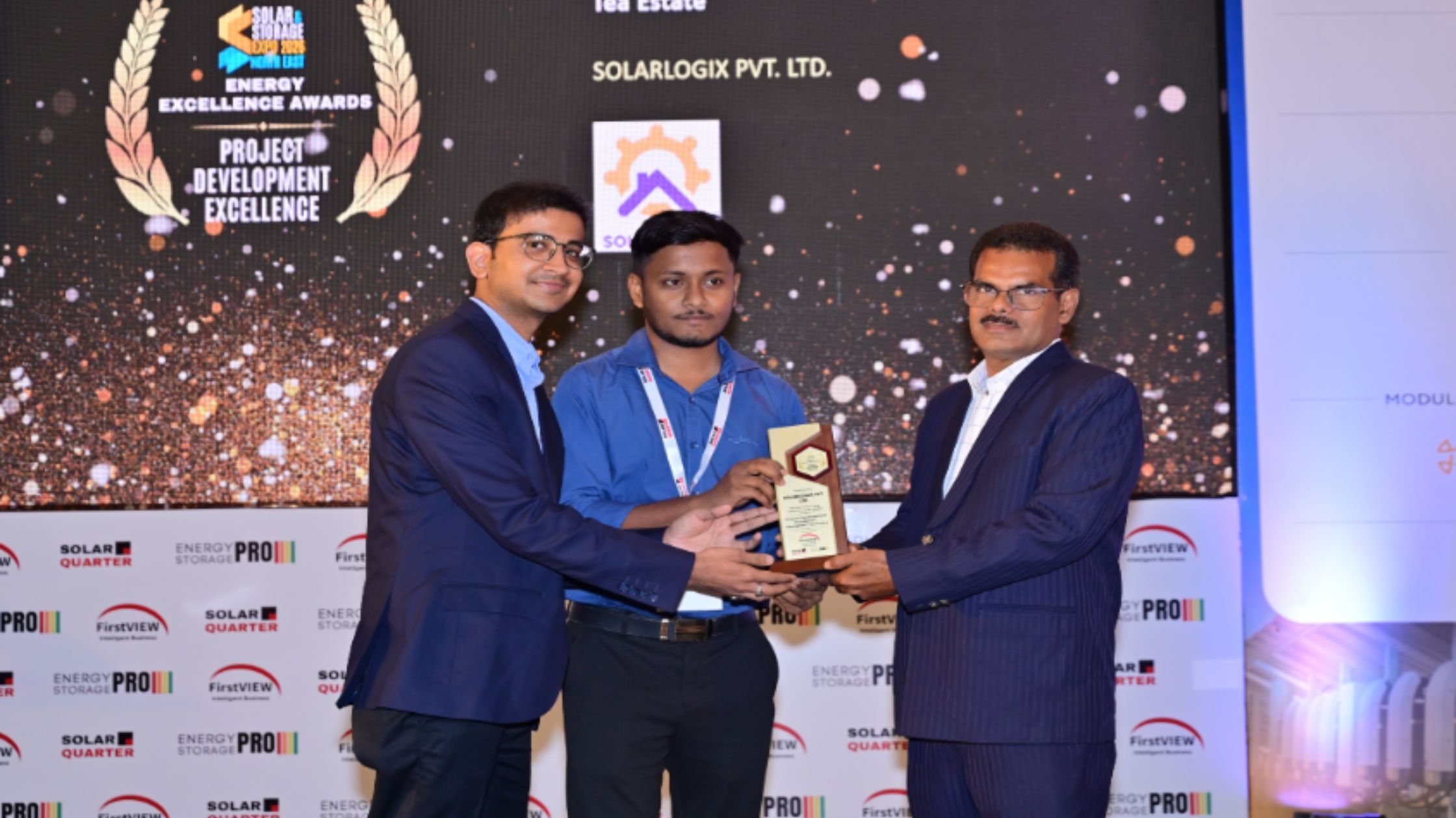 Solarlogix award banner for Fastest Growing EPC Company of the Year 2026.