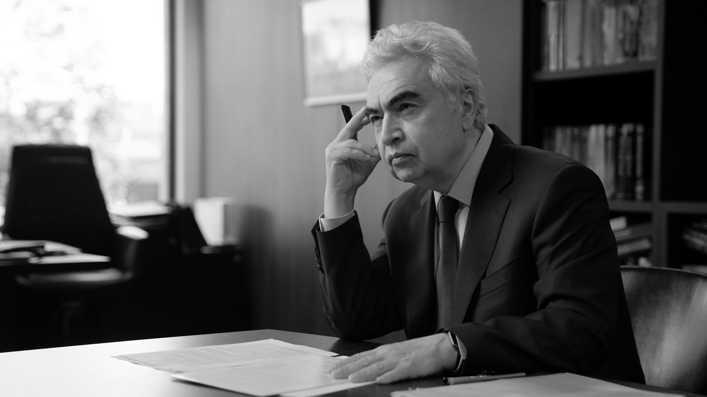 Fatih Birol of the IEA appearing at a global energy conference.